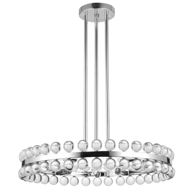 Sacramento Transparent Balls One Circle Chandelier Хром Прозрачный Sacramento Transparent Balls One Circle Chandelier Хром Прозрачный в Липецке | Loft Concept