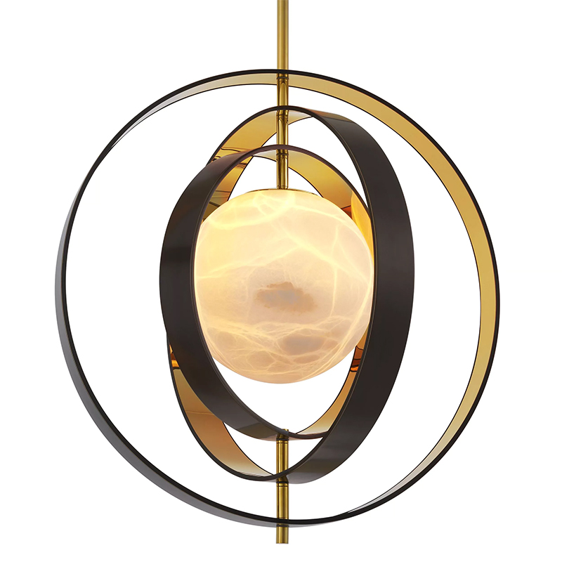 Люстра Eichholtz Chandelier Pearl Золотой Черный Люстра Eichholtz Chandelier Pearl Золотой Черный в Липецке | Loft Concept