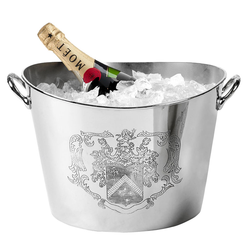 Ведерко для шампанского Eichholtz CHAMPAGNE COOLER MAGGIA Никель Ведерко для шампанского Eichholtz CHAMPAGNE COOLER MAGGIA Никель в Липецке | Loft Concept