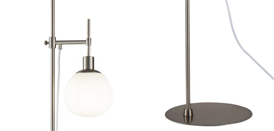 Торшер Tiepolo Ball Floor Lamp Nickel Торшер Tiepolo Ball Floor Lamp Nickel - Loft-Concept в Липецке