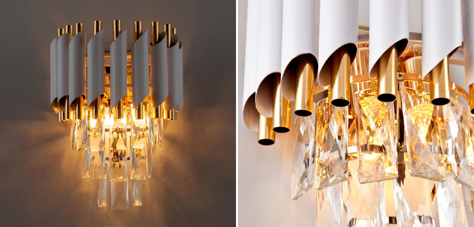 Каскадное бра Empire Crystal Gold Каскадное бра Empire Crystal Gold - Loft-Concept в Липецке