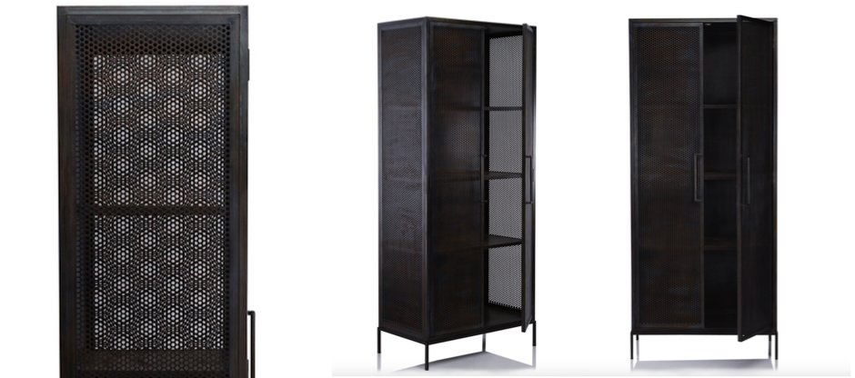 Шкаф Industrial Loft Dark Metal Tali Cabinet Шкаф Industrial Loft Dark Metal Tali Cabinet - Loft-Concept в Липецке