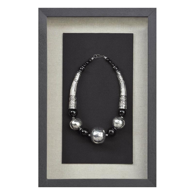 Панно Necklace Wall Accessory IV Черный Серебряный Панно Necklace Wall Accessory IV Черный Серебряный в Липецке | Loft Concept