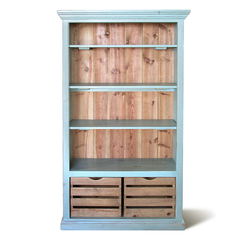 Стеллаж Villum Provence Rack Бирюзовый Стеллаж Villum Provence Rack Бирюзовый в Липецке | Loft Concept