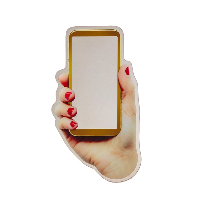 Зеркало Seletti Selfie Золотой Зеркало Seletti Selfie Золотой в Липецке | Loft Concept
