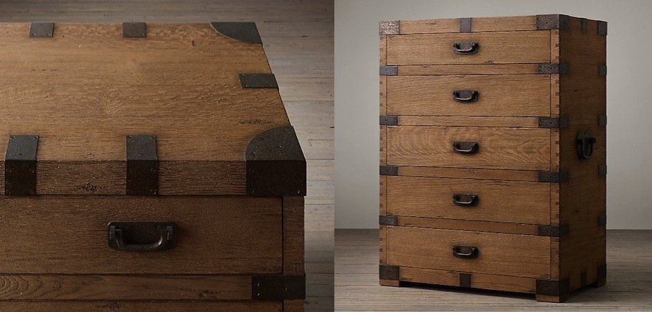 Комод в винтажном стиле Vintage Antique Oak Tall Комод в винтажном стиле Vintage Antique Oak Tall - Loft-Concept в Липецке