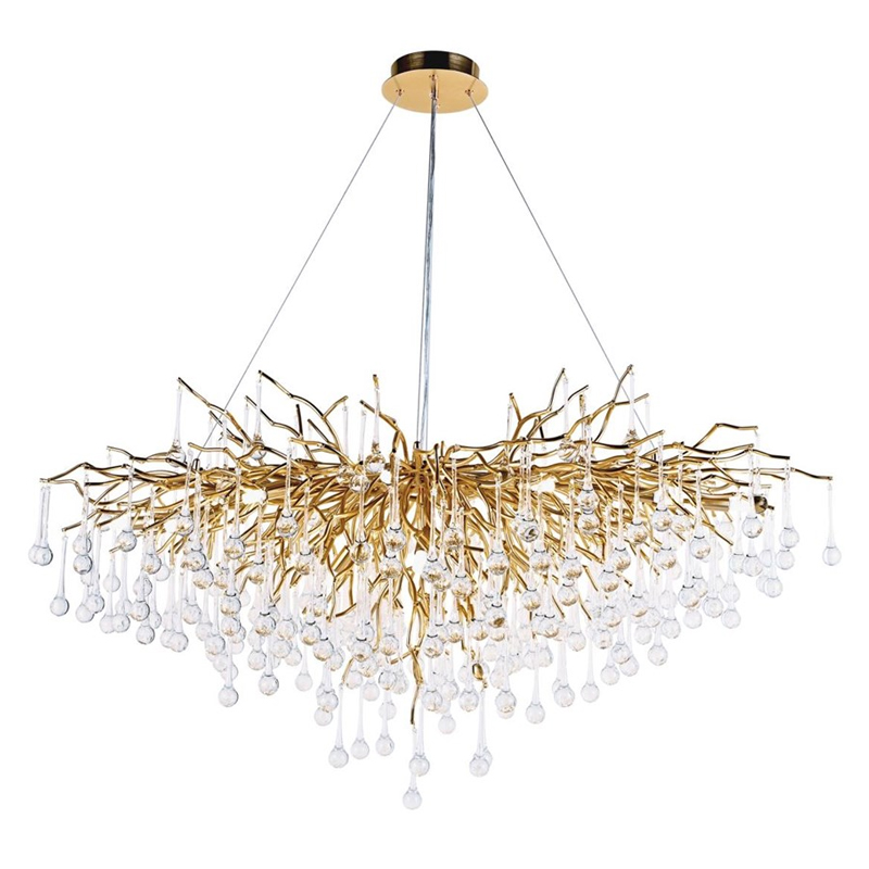 Люстра Большая Eucalyptus Gold Золотой Люстра Большая Eucalyptus Gold Золотой в Липецке | Loft Concept