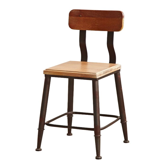 Cтул Loft Wooden mini Белый дуб Коричневый Cтул Loft Wooden mini Белый дуб Коричневый в Липецке | Loft Concept