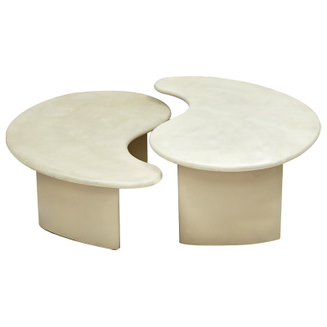 Набор кофейные столы Инь и Янь ivory ( слоновая кость ) Набор кофейные столы Инь и Янь ivory ( слоновая кость ) в Липецке | Loft Concept
