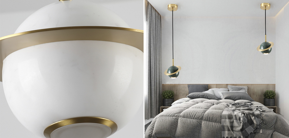 Подвесной светильник Space Rings Pendant - фото №1