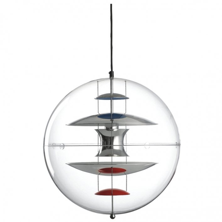 Люстра Verner Panton Vp Globe Прозрачный Люстра Verner Panton Vp Globe Прозрачный в Липецке | Loft Concept
