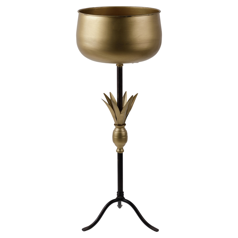 Ваза Leaves Vase Черный Золотой Ваза Leaves Vase Черный Золотой в Липецке | Loft Concept