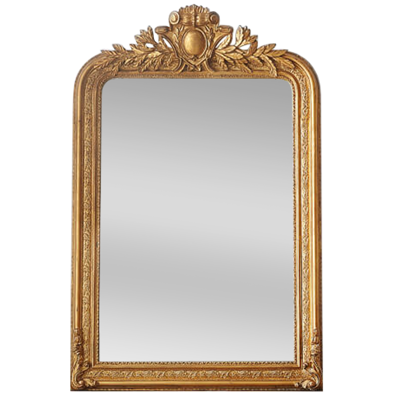 Зеркало Polastron Mirror Gold Винтажное Светлое Золото Зеркало Polastron Mirror Gold Винтажное Светлое Золото в Липецке | Loft Concept