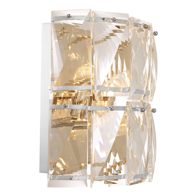 Бра Wall Lamp Amazone crystal Никель Прозрачное Стекло Бра Wall Lamp Amazone crystal Никель Прозрачное Стекло в Липецке | Loft Concept