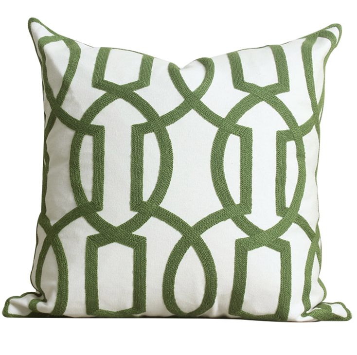 Декоративная подушка Green Ornament #2 Декоративная подушка Green Ornament #2 в Липецке | Loft Concept
