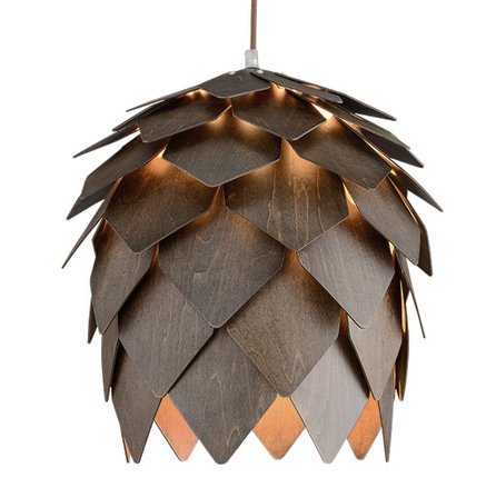 Подвесной светильник Crimea Pine Cone Brown Коричневый Подвесной светильник Crimea Pine Cone Brown Коричневый в Липецке | Loft Concept