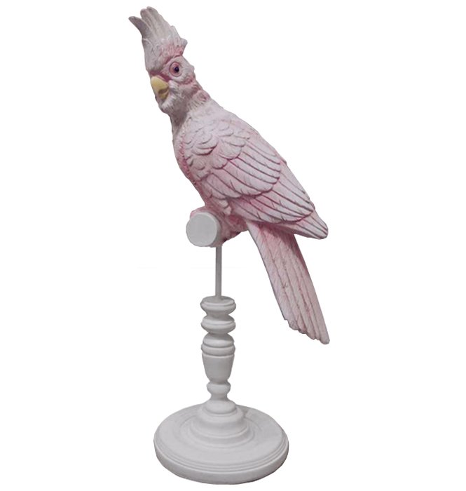 Статуэтка Pink Parrots Розовый (Rose) Статуэтка Pink Parrots Розовый (Rose) в Липецке | Loft Concept