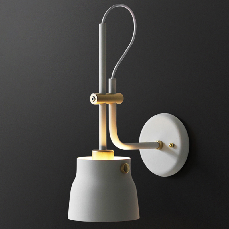 Бра RAM PLASENCIA Wall Lamp white Белый Латунь Бра RAM PLASENCIA Wall Lamp white Белый Латунь в Липецке | Loft Concept