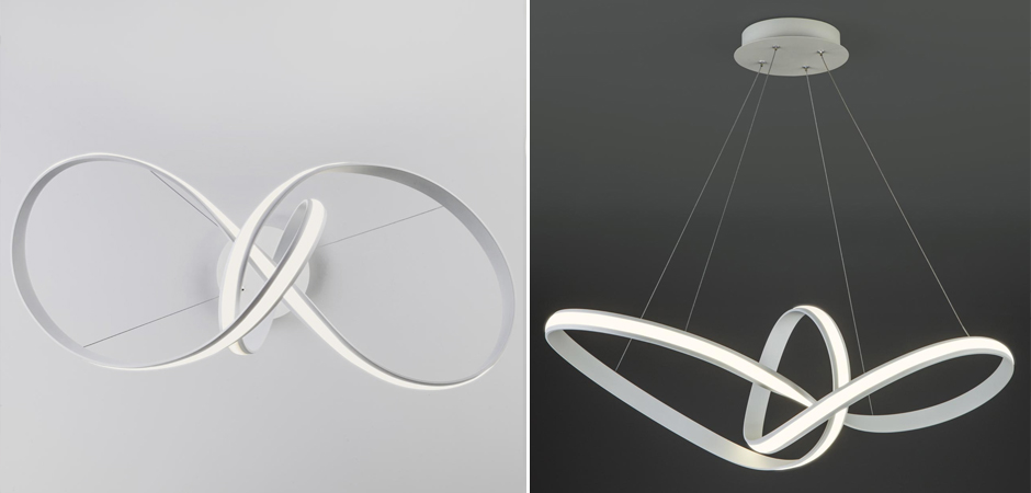 Люстра Mobius Strip White Chandelier Люстра Mobius Strip White Chandelier - Loft-Concept в Липецке