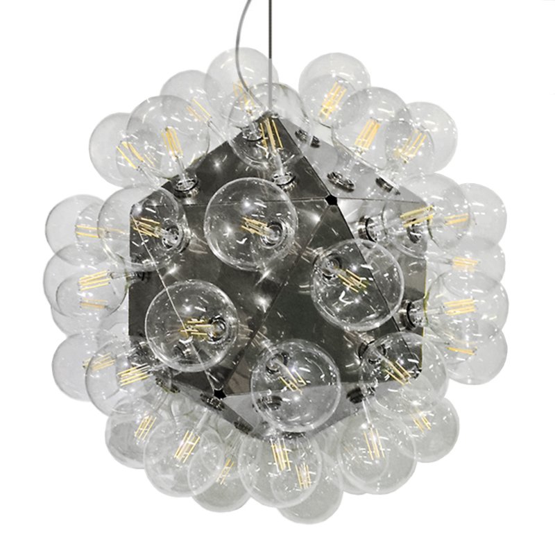 Люстра Flos Taraxacum Achille Castiglioni Нержавеющая сталь Прозрачный в Липецке | Loft Concept 