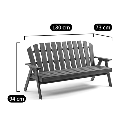 Садовая скамья из массива акации Ruth Wooden Bench в Липецке