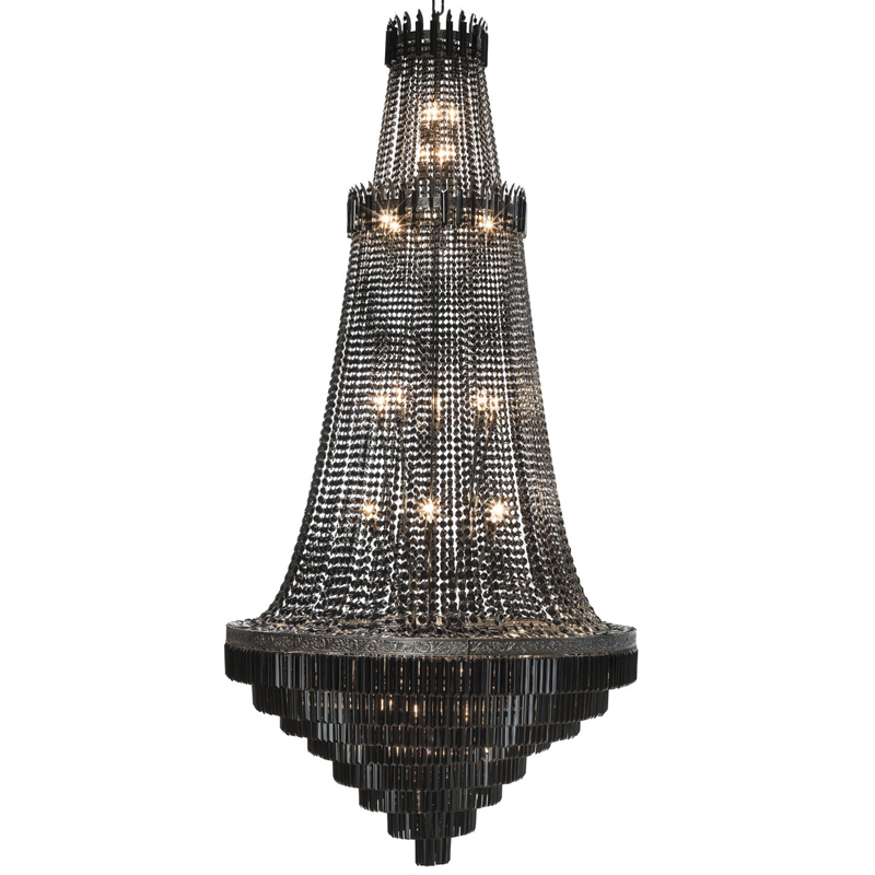 Люстра ABHIKA LAMP EMPIRE BRONZE Черный Темная бронза Люстра ABHIKA LAMP EMPIRE BRONZE Черный Темная бронза в Липецке | Loft Concept