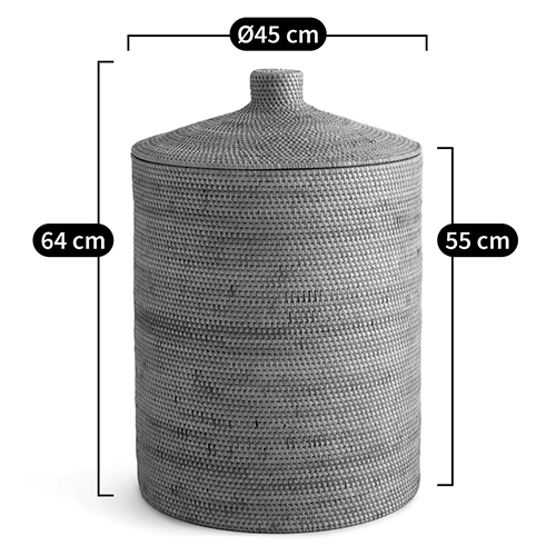 Плетеная корзина с крышкой Kheri Wicker Basket Плетеная корзина с крышкой Kheri Wicker Basket в Липецке