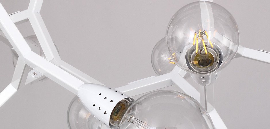 Люстра Polygon Chandelier 6 White Люстра Polygon Chandelier 6 White - Loft-Concept в Липецке