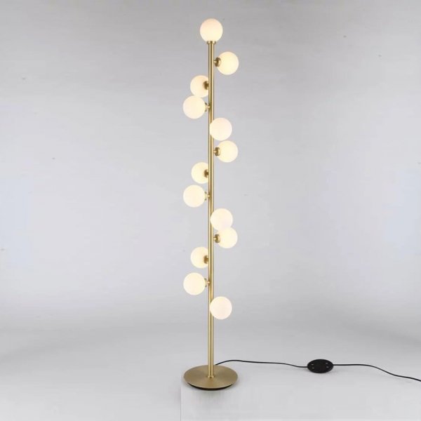 Торшер Bubble Stik Cold floor lamp Латунь Торшер Bubble Stik Cold floor lamp Латунь в Липецке | Loft Concept