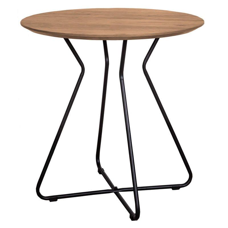 Приставной стол Matron Table round Черный Орех Приставной стол Matron Table round Черный Орех в Липецке | Loft Concept