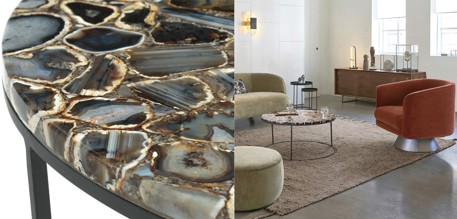 Стол кофейный Natural Agate Стол кофейный Natural Agate - Loft-Concept в Липецке