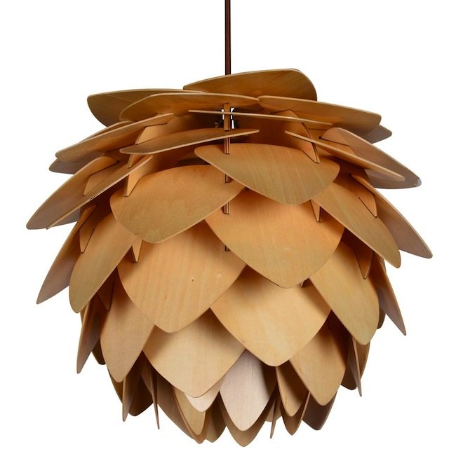 Люстра Pinecone Wooden Conia Береза Люстра Pinecone Wooden Conia Береза в Липецке | Loft Concept