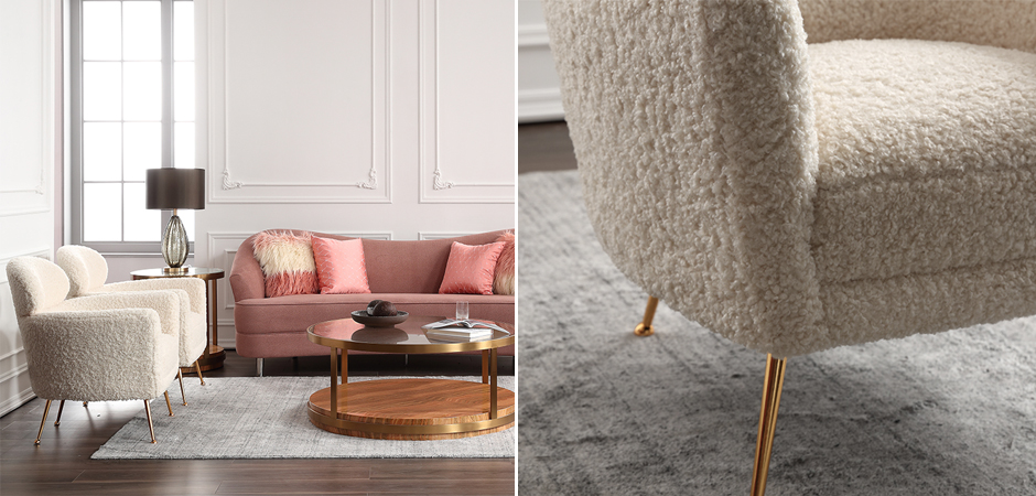 Кресло Milk Boucle Chair Кресло Milk Boucle Chair - Loft-Concept в Липецке