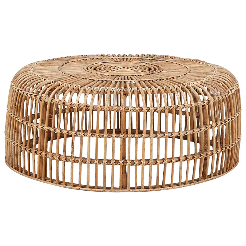Плетеный кофейный стол Wicker Coffee Table Древесина Плетеный кофейный стол Wicker Coffee Table Древесина в Липецке | Loft Concept