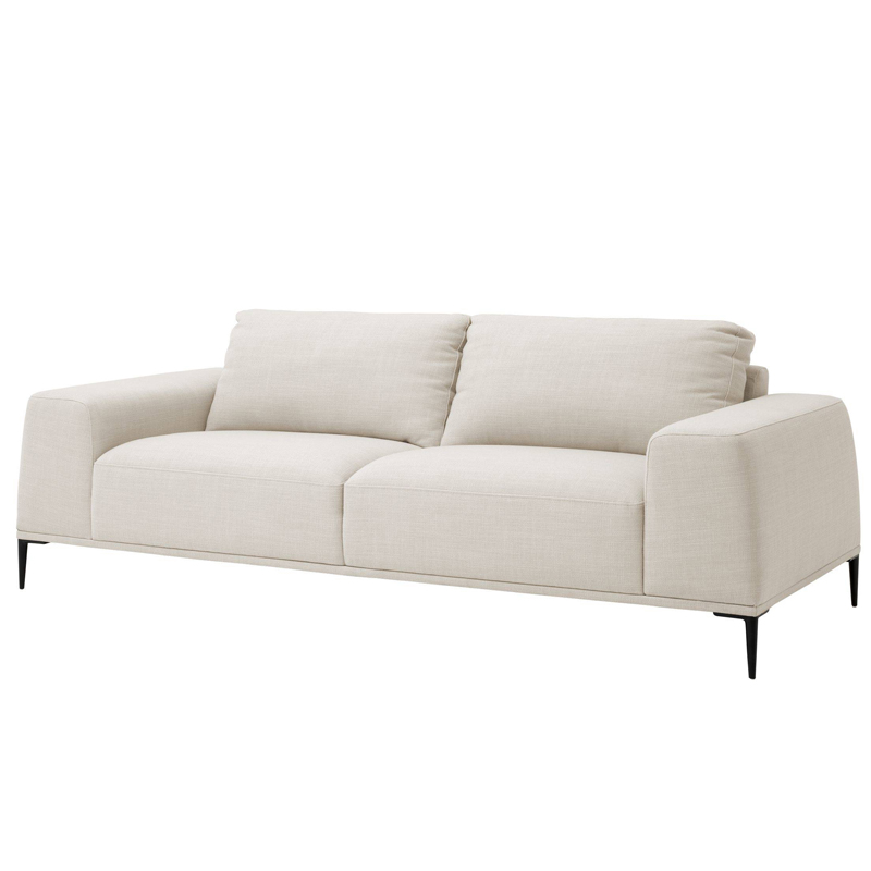 Диван Eichholtz Sofa Montado natural Молочный Черный в Липецке | Loft Concept 