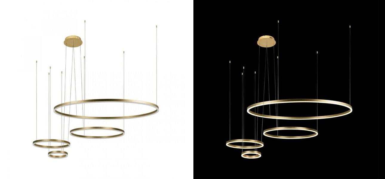 Люстра Neo Circles Gold II - фото №1