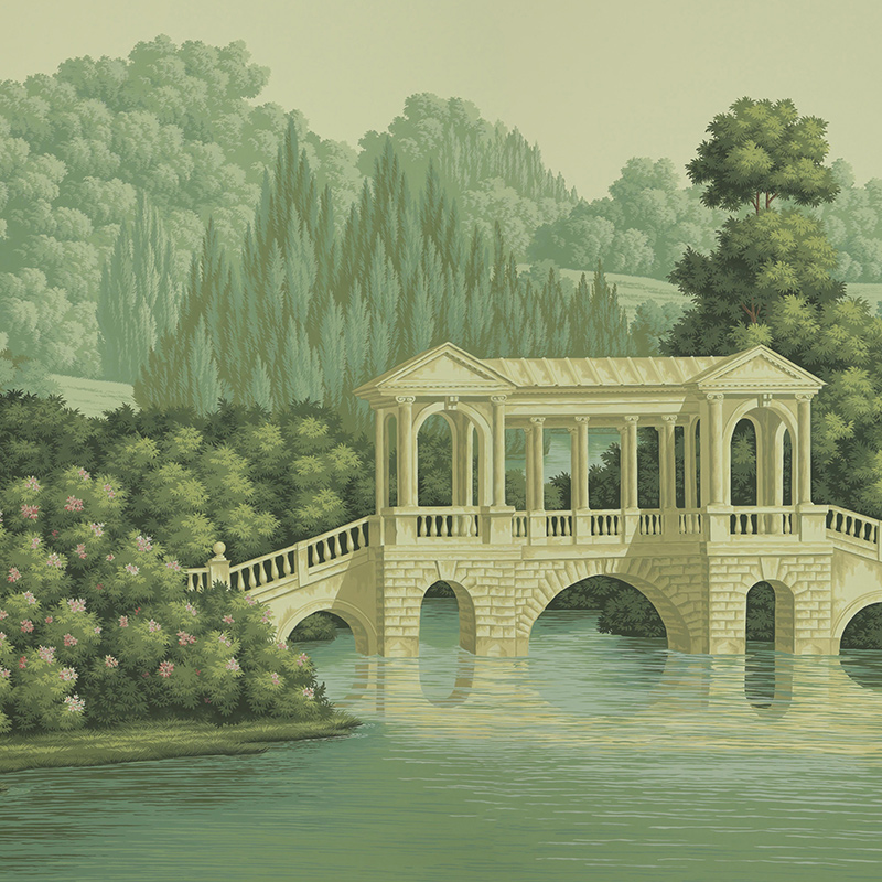 Обои ручная роспись English Landscape Verdoyant on scenic paper Обои ручная роспись English Landscape Verdoyant on scenic paper в Липецке | Loft Concept