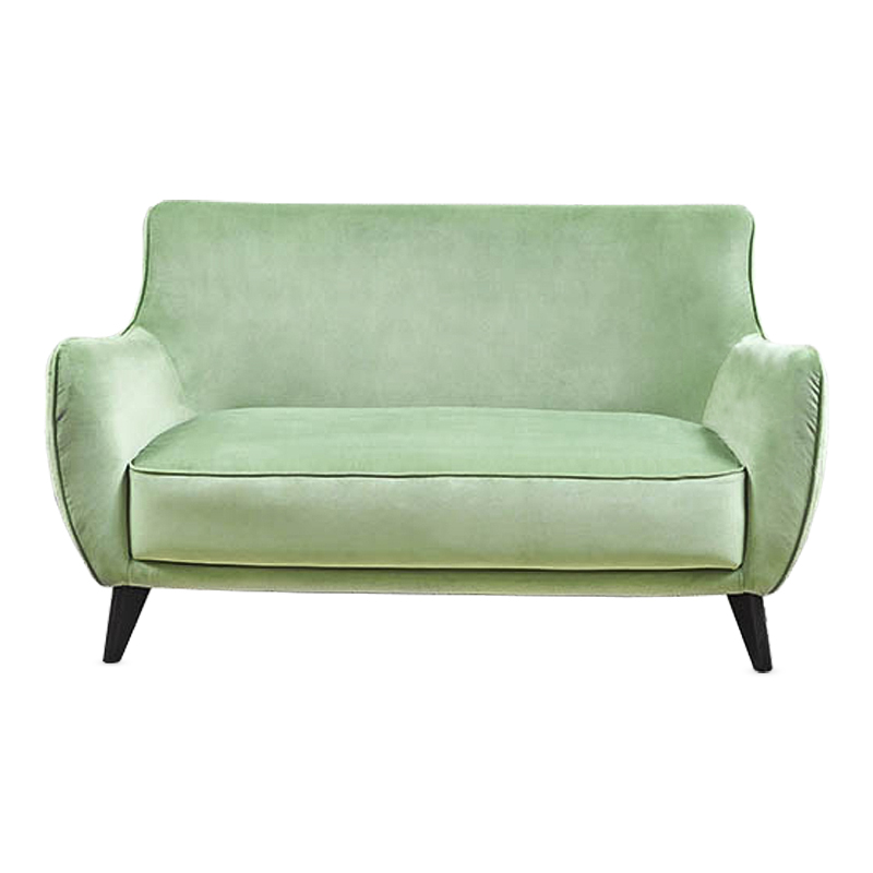Диван Mint Softness Sofa Зеленый шалфей Черный Диван Mint Softness Sofa Зеленый шалфей Черный в Липецке | Loft Concept