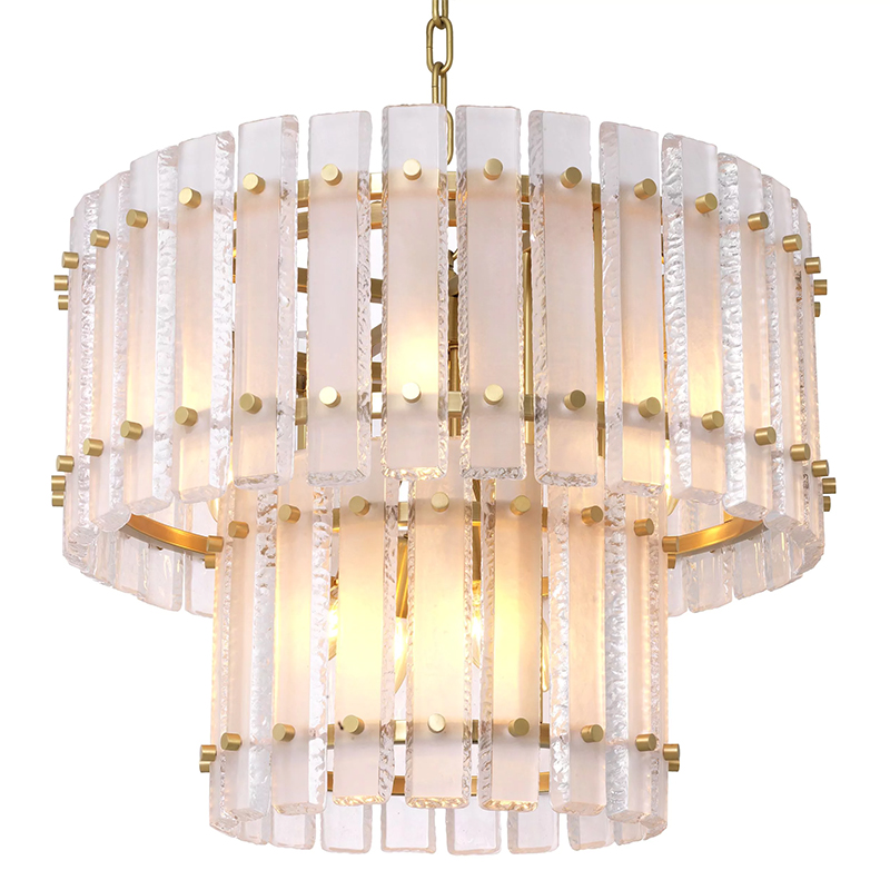 Люстра Eichholtz Chandelier Blason Латунь Прозрачный Люстра Eichholtz Chandelier Blason Латунь Прозрачный в Липецке | Loft Concept
