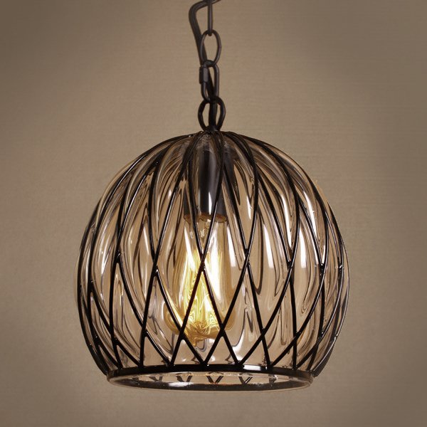 Подвесной светильник Metal Mesh and Glass Pendant I Подвесной светильник Metal Mesh and Glass Pendant I в Липецке | Loft Concept