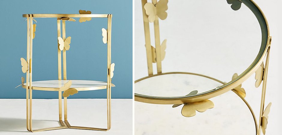 Приставной столик Butterflies Mariposa Side Table Приставной столик Butterflies Mariposa Side Table - Loft-Concept в Липецке