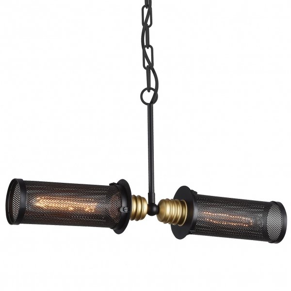 Люстра Nightwatch Pendant Double Черный Люстра Nightwatch Pendant Double Черный в Липецке | Loft Concept