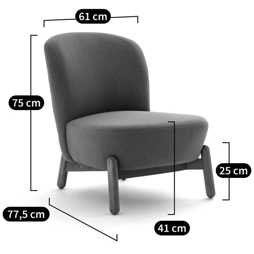 Кресло на деревянных ножках Olguin Pink Chair Кресло на деревянных ножках Olguin Pink Chair в Липецке