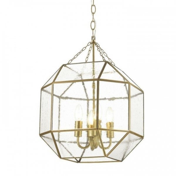 Подвесной светильник Glass & Metal Cage Pendant Gold 4 Глянцевое золото Подвесной светильник Glass & Metal Cage Pendant Gold 4 Глянцевое золото в Липецке | Loft Concept