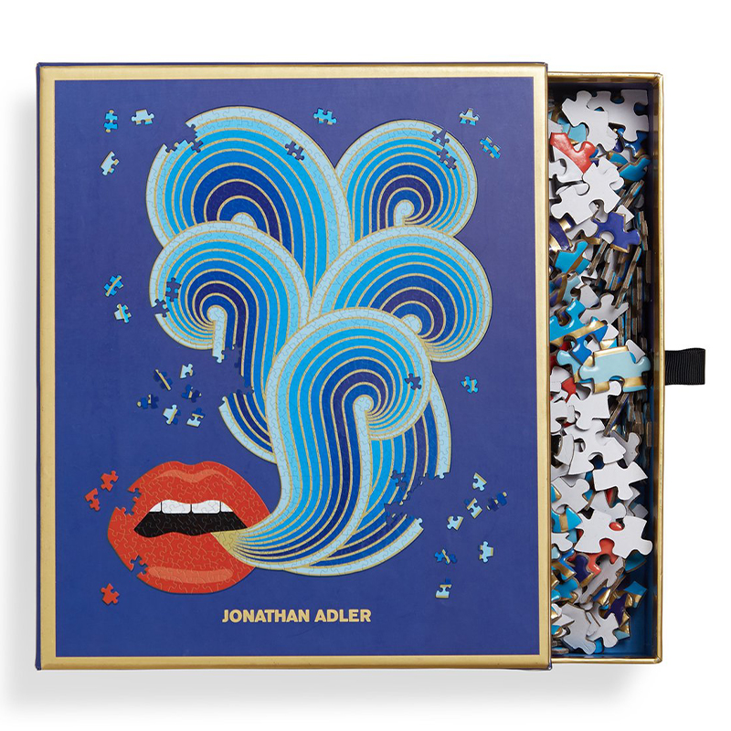 Пазлы LIPS SHAPED PUZZLE Jonathan Adler Мульти Темно-синий Пазлы LIPS SHAPED PUZZLE Jonathan Adler Мульти Темно-синий в Липецке | Loft Concept