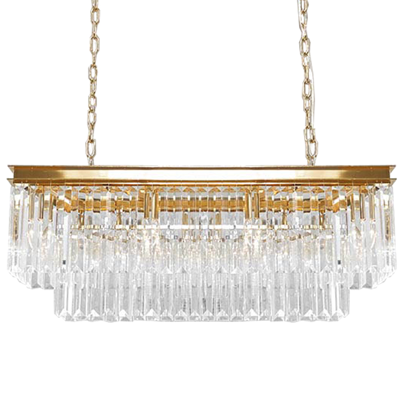 Люстра RH Odeon Chandelier Two Gold 90 Прозрачное Стекло Золотой Люстра RH Odeon Chandelier Two Gold 90 Прозрачное Стекло Золотой в Липецке | Loft Concept