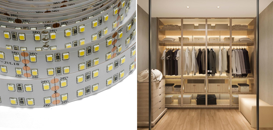 Светодиодная лента 38W/m 240Led/m 2835SMD теплый белый Светодиодная лента 38W/m 240Led/m 2835SMD теплый белый - Loft-Concept в Липецке