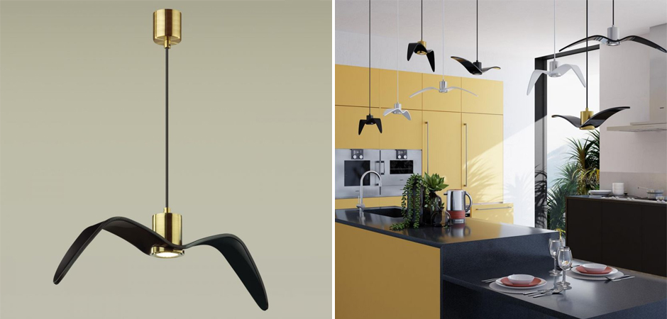 Подвесной светильник Seagull Gold черный Подвесной светильник Seagull Gold черный - Loft-Concept в Липецке