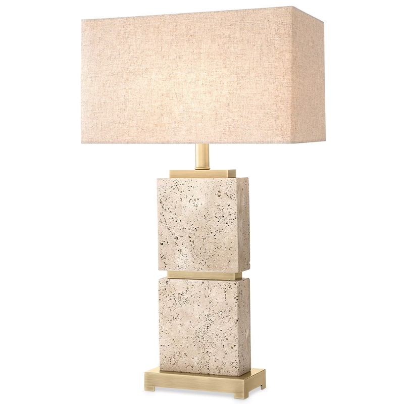 Настольная лампа Eichholtz Table Lamp Newton L Бежево-серый Латунь Настольная лампа Eichholtz Table Lamp Newton L Бежево-серый Латунь в Липецке | Loft Concept