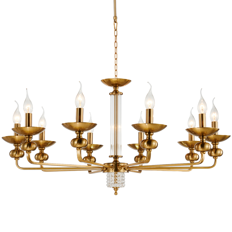 Люстра Adilin Chandelier 91 Бронза Прозрачный Люстра Adilin Chandelier 91 Бронза Прозрачный в Липецке | Loft Concept